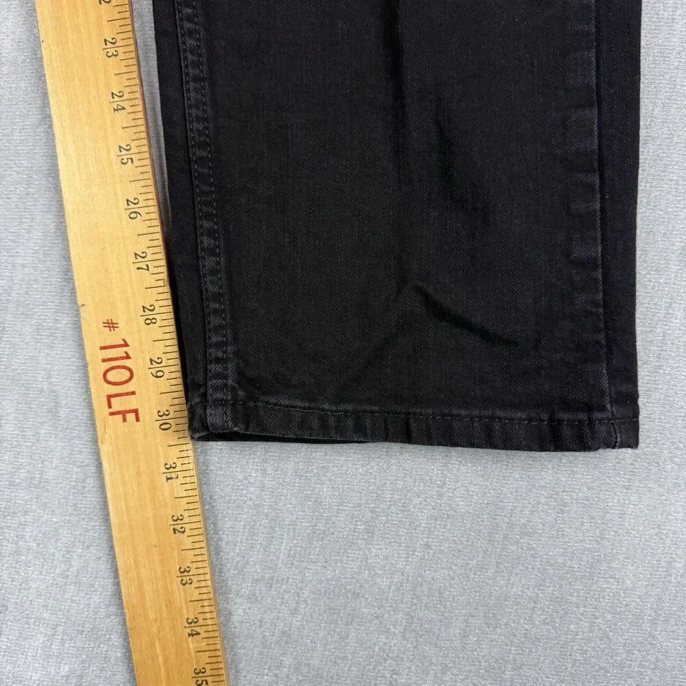 Levi's 505 Jeans Mens 40x32 Black Straight Leg Casual Cotton Stretch